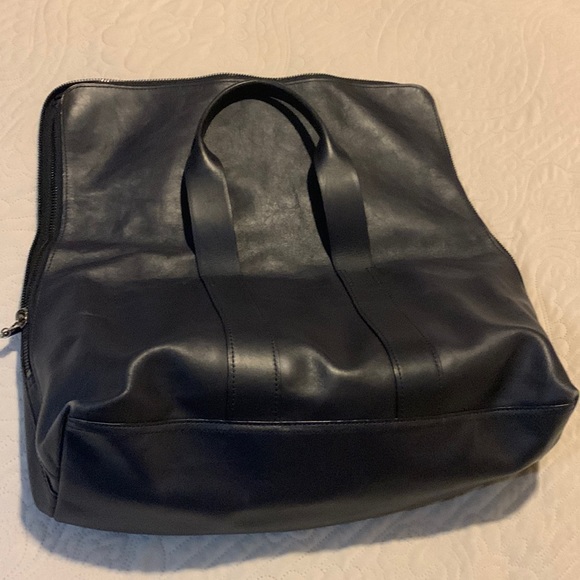 Philip lim leather tote.dark blue